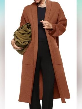 NWT Max Sport LA Rust Lux Maxi
Open Cardigan X-Large